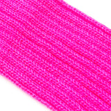 Wrapables 80's Style Neon Fluorescent Ribbed Leg Warmers, Hot Pink