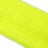 Wrapables 80's Style Neon Fluorescent Ribbed Leg Warmers, Lemon