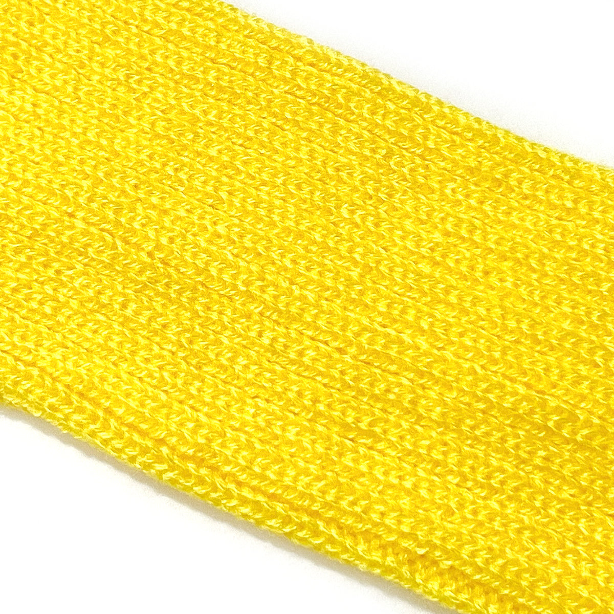 Wrapables 80's Style Neon Fluorescent Ribbed Leg Warmers, Yellow