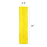 Wrapables 80's Style Neon Fluorescent Ribbed Leg Warmers, Yellow