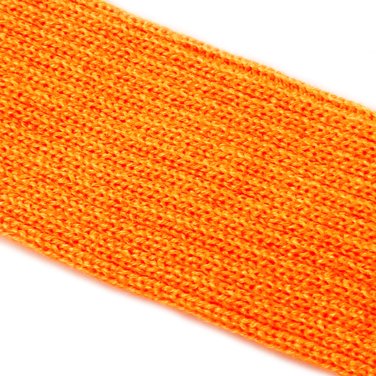 Wrapables 80's Style Neon Fluorescent Ribbed Leg Warmers, Orange