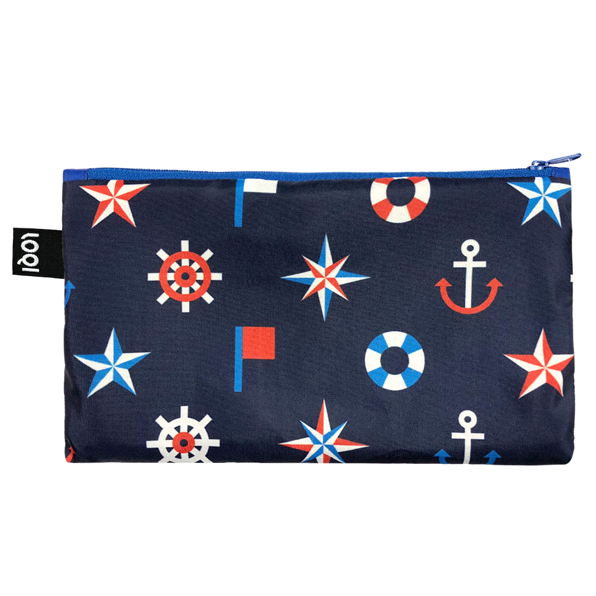 LOQI Exciting Places Zip Pockets (Set of 4)