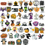Wrapables Waterproof Vinyl Stickers for Water Bottles, Laptop, Phones, Skateboards, Decals for Teens, 100pcs, Trick or Treat