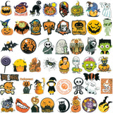 Wrapables Waterproof Vinyl Stickers for Water Bottles, Laptop, Phones, Skateboards, Decals for Teens, 100pcs, Trick or Treat