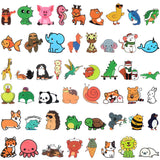 Wrapables Waterproof Vinyl Stickers for Water Bottles, Laptop, Phones, Skateboards, Decals for Teens, 100pcs, Baby Animals