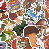 Wrapables Waterproof Vinyl Stickers for Water Bottles, Laptop, Phones, Skateboards, Decals for Teens, 100pcs, Plants & Animals