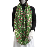 Wrapables Lightweight Winter Holiday Christmas Scarf, Candy Canes Green