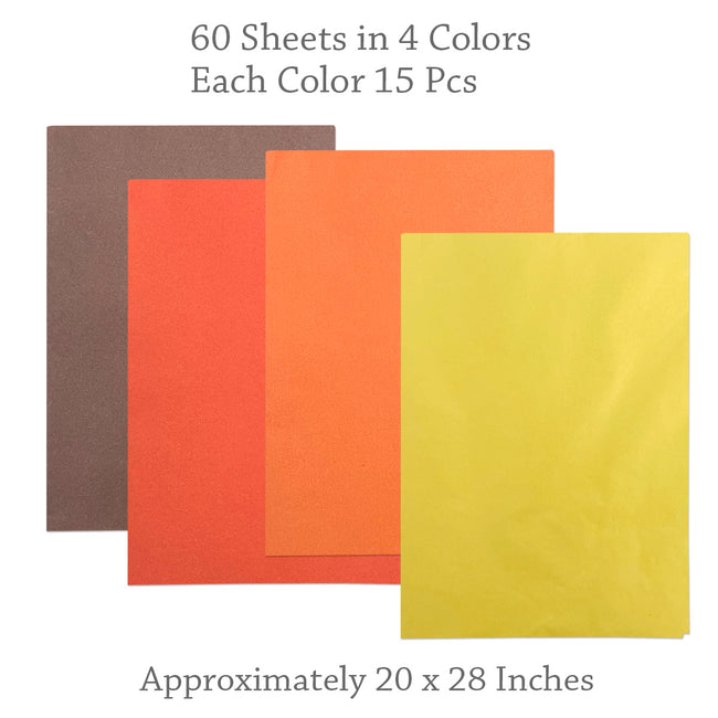 Wrapables Tissue Paper 20 x 28 Inch for Gift Wrapping, Arts & Crafts, Paper Flowers, Garlands, Tassels (60 Sheets)