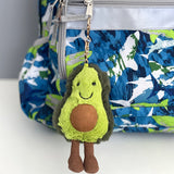 Wrapables Cute Plush Keychain Keyring Pendant Charm for Bag, Avocado