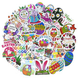 Wrapables Waterproof Vinyl Stickers for Water Bottles, Laptop, Phones, Skateboards, Decals for Teens, 100pcs, Easter
