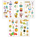 Wrapables Waterproof Temporary Tattoos for Children, 20 sheets Easter