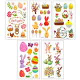 Wrapables Waterproof Temporary Tattoos for Children, 20 sheets Easter