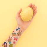 Wrapables Waterproof Temporary Tattoos for Children, 20 sheets Easter