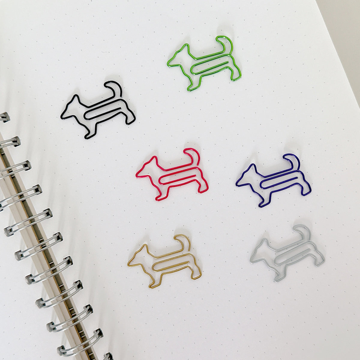 Wrapables Paper Clips Bookmarks for Office Home School (Set of 50), Dogs