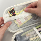 Wrapables Large Capacity Pencil Case, Expandable Pencil Pouch with 3 Washi Rolls