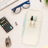 Wrapables Large Capacity Pencil Case, Expandable Pencil Pouch with School Supplies Set