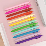 Wrapables Colorful Vibrant Retractable Ballpoint Pens for Home, Office, Stationery (Set of 12)