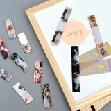 Wrapables Magnetic Bookmarks, Page Marker, Page Clips Reading Supplies (Set of 30), Playful Cats