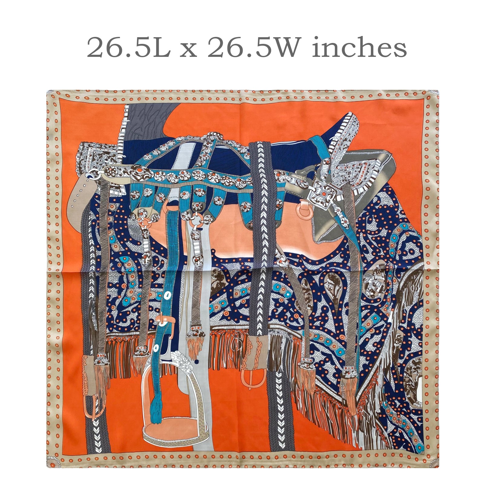Wrapables Satin Neckerchief Square Scarf 26.5 x 26.5 Inches