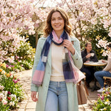 Wrapables Women's Lightweight Sheer Silky Feeling Georgette Scarf
