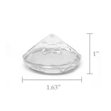 Wrapables Acrylic Diamond Place Card Holders for Wedding, Parties, Holidays, Special Events Table Decor (12pcs)