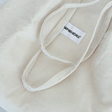 Wrapables Corduroy Tote Bag, Casual Everyday Shoulder Handbag, Cream