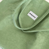 Wrapables Corduroy Tote Bag, Casual Everyday Shoulder Handbag, 2pc LtGreen/Lavender