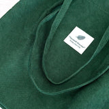 Wrapables Corduroy Tote Bag, Casual Everyday Shoulder Handbag, Forest Green