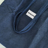 Wrapables Corduroy Tote Bag, Casual Everyday Shoulder Handbag, 2pc Navy/Red