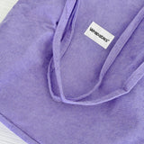 Wrapables Corduroy Tote Bag, Casual Everyday Shoulder Handbag, 2pc Pink/Purple