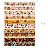 Wrapables Decorative Washi Tape for Scrapbooking, Stationery, Diary, Card Making, Autumn Day