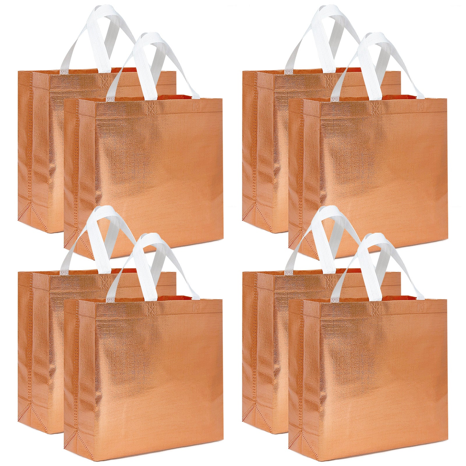 New Louis Vuitton LV Paper Shopping Gift Bag Orange / Brown