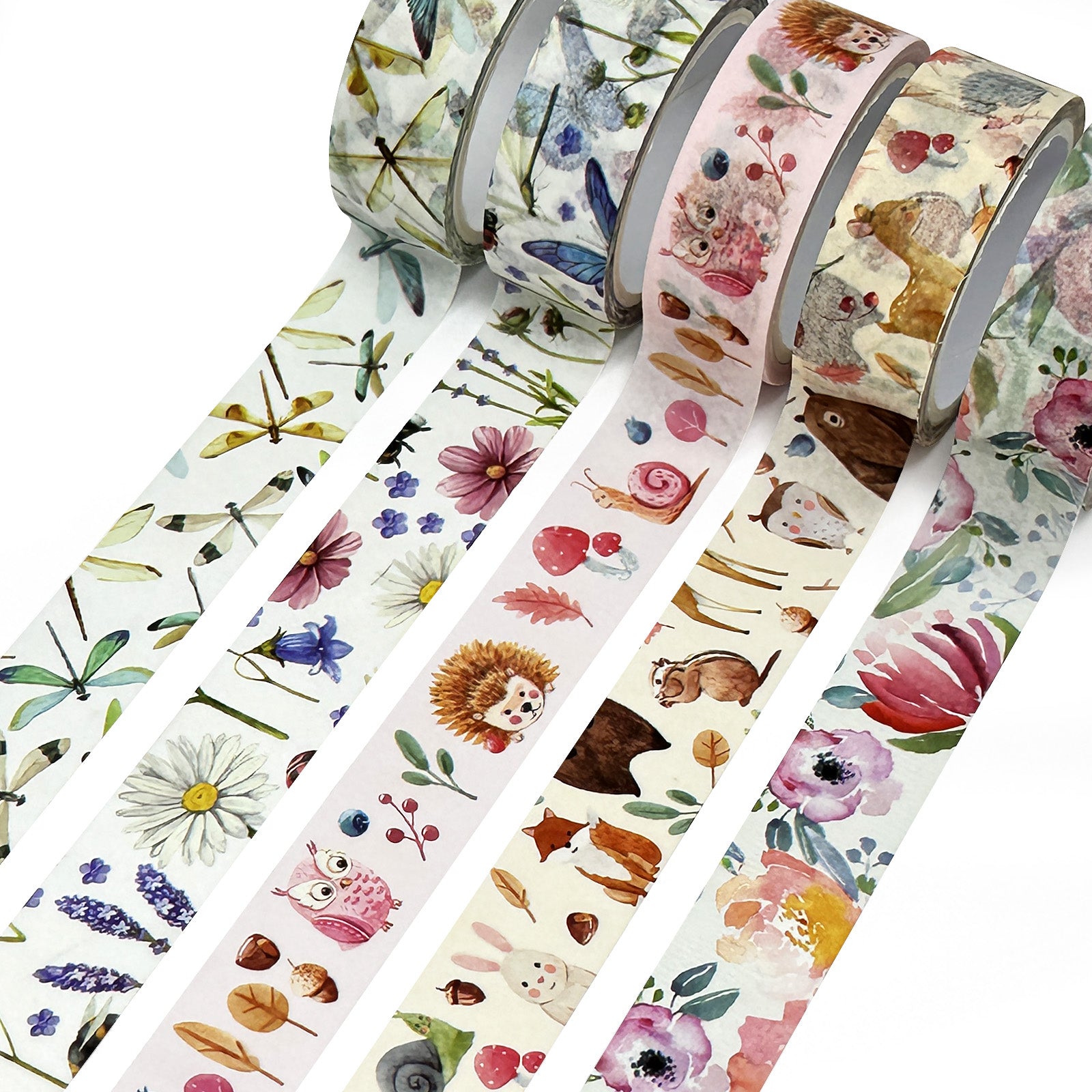 Wrapables Decorative Washi Tape for Scrapbooking, Stationery, Diary, C