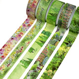 Wrapables Decorative Washi Tape for Scrapbooking, Stationery, Diary, Card Making (10 Rolls), Hello Spring