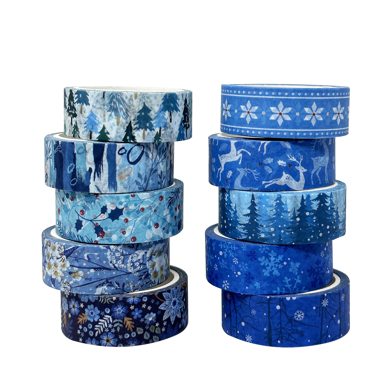 Snowy Pine Trees Christmas Washi Tape Festive Eco Friendly Paper Tape for  Gift Wrapping, Crafts Decorating Packaging Journals & Scrapbooks 