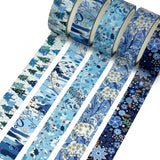 Wrapables Winter Season Washi Set for Arts & Crafts, Scrapbooking, Stationery, Diary