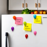 Wrapables Novelty Refrigerator Magnets for Kitchen, Whiteboards, Cabinets, and Lockers (Set of 12), Balloons