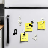 Wrapables Novelty Refrigerator Magnets for Kitchen, Whiteboards, Cabinets, and Lockers (Set of 12), Musical Notes