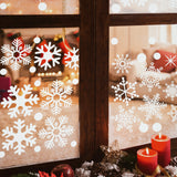 Wrapables Snowflake Window Clings Decal Stickers, Christmas Winter Decoration for Glass Windows