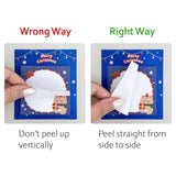 Wrapables Happy Holidays Christmas Sticky Notes, Adhesive Winter Holiday Memo Notepads for Home, Office, Work, Cute Buddies 8pc