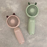 Wrapables Mini Portable Handheld and Desktop Rechargeable USB Fan
