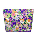 Wrapables Cosmetic Pouch, Makeup and Toiletry Travel Bag, Purple Garden