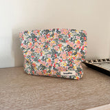 Wrapables Cosmetic Pouch, Makeup and Toiletry Travel Bag, Spring Floral