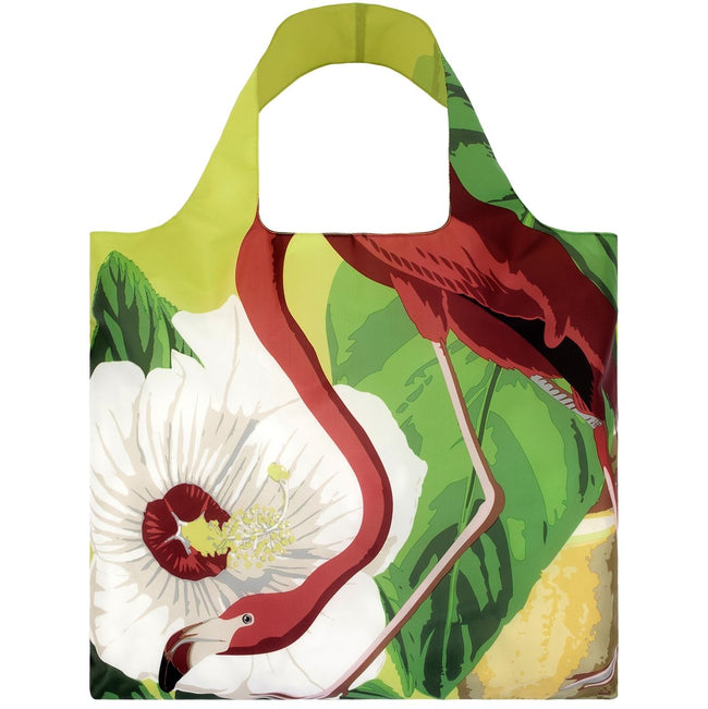 LOQI Botany Flamingo Reusable Shopping Bag