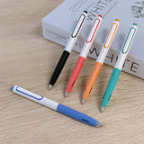 Wrapables Whisper Motion Silent Retractable Gel Pen Set (5 Pack), 0.5mm Fine Point, for Home, Office, Work