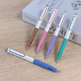 Wrapables Whisper Motion Silent Retractable Gel Pen Set (5 Pack), 0.5mm Fine Point, for Home, Office, Work