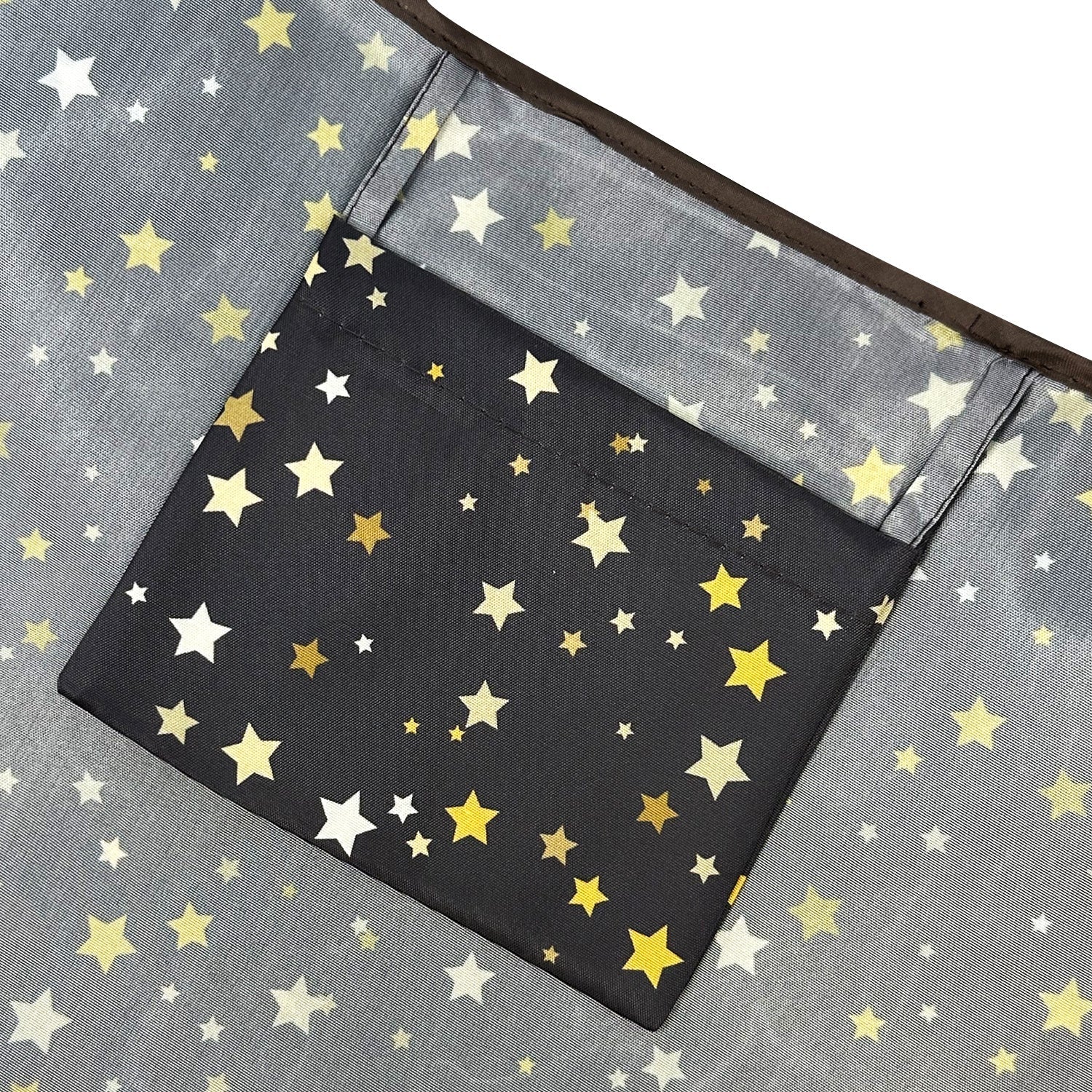 Wrapables Large & Small Foldable Nylon Reusable Shopping Grocery Bags (Set of 2), Starry