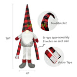 Wrapables Mr and Mrs Christmas Gnome Curtain Tiebacks, Christmas Ornaments Home Decor Window Decorations (Set of 2)