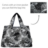 Wrapables Large Foldable Tote Nylon Reusable Grocery Bags