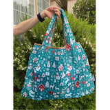 Wrapables Large Foldable Tote Nylon Reusable Grocery Bags